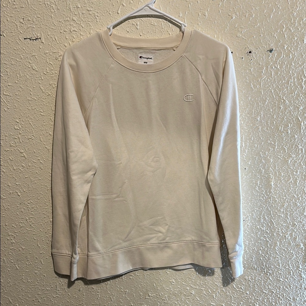 Champion Cream Crew Neck Sweater